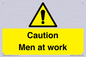 WV12810: Caution Men at work
