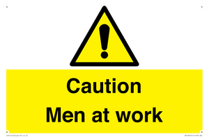 WV12810: Caution Men at work
