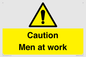 WV12810: Caution Men at work