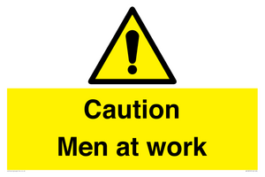 WV12810: Caution Men at work