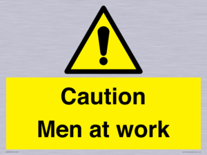 WV12810: Caution Men at work