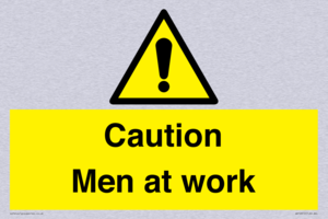 WV12810: Caution Men at work