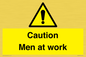 WV12810: Caution Men at work
