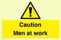 WV12810: Caution Men at work