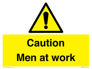 WV12810: Caution Men at work