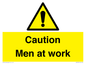 WV12810: Caution Men at work