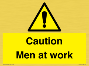 WV12810: Caution Men at work