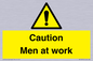 WV12810: Caution Men at work