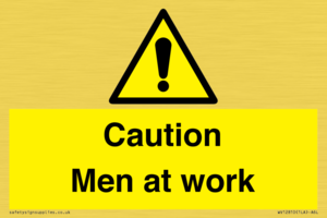 WV12810: Caution Men at work