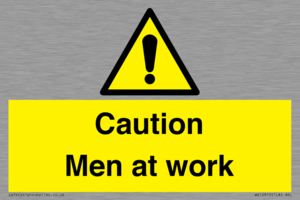 WV12810: Caution Men at work