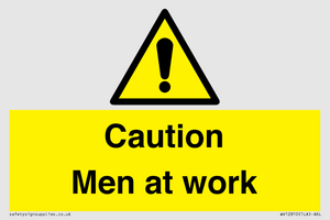 WV12810: Caution Men at work