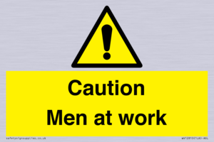WV12810: Caution Men at work