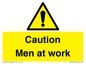 WV12810: Caution Men at work