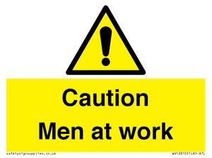 WV12810: Caution Men at work