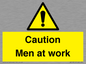 WV12810: Caution Men at work