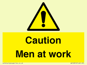 WV12810: Caution Men at work