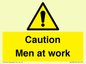 WV12810: Caution Men at work