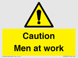 WV12810: Caution Men at work