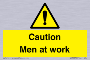 WV12810: Caution Men at work