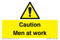 WV12810: Caution Men at work