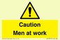 WV12810: Caution Men at work