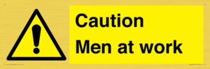 WV12810: Caution Men at work