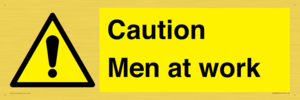 WV12810: Caution Men at work