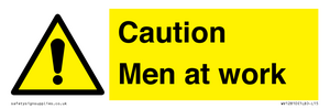 WV12810: Caution Men at work