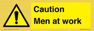 WV12810: Caution Men at work