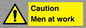 WV12810: Caution Men at work
