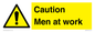 WV12810: Caution Men at work