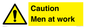 WV12810: Caution Men at work