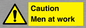 WV12810: Caution Men at work