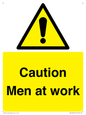 WV12810: Caution Men at work