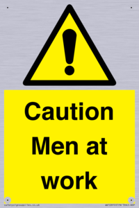 WV12810: Caution Men at work