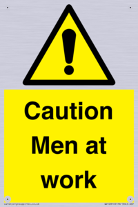 WV12810: Caution Men at work