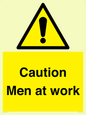 WV12810: Caution Men at work