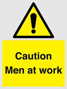 WV12810: Caution Men at work