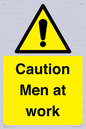 WV12810: Caution Men at work