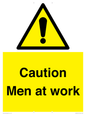 WV12810: Caution Men at work