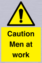 WV12810: Caution Men at work