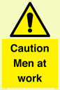 WV12810: Caution Men at work