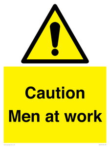 WV12810: Caution Men at work