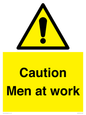 WV12810: Caution Men at work