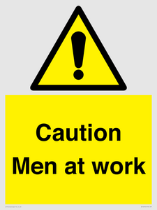 WV12810: Caution Men at work
