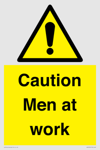WV12810: Caution Men at work