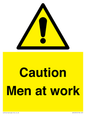 WV12810: Caution Men at work