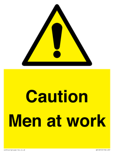 WV12810: Caution Men at work