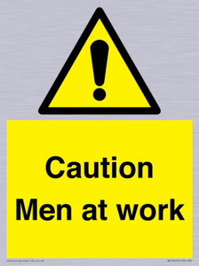 WV12810: Caution Men at work