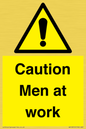 WV12810: Caution Men at work
